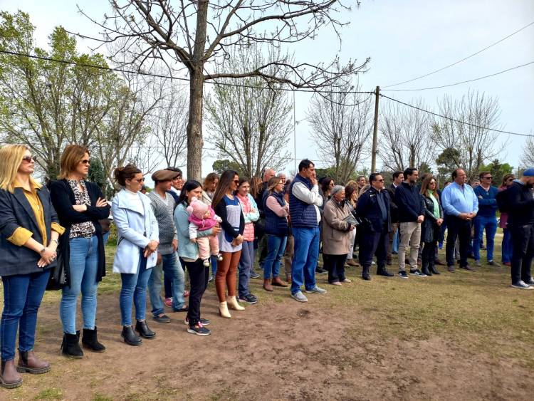 Acto 117 aniversario de Curamalán e inauguración del Mural por Malvinas.