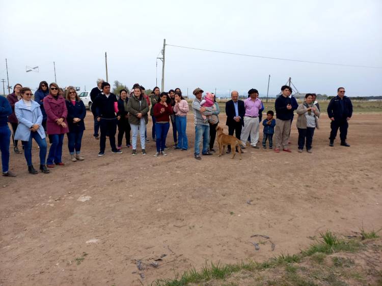 Acto 117 aniversario de Curamalán e inauguración del Mural por Malvinas.