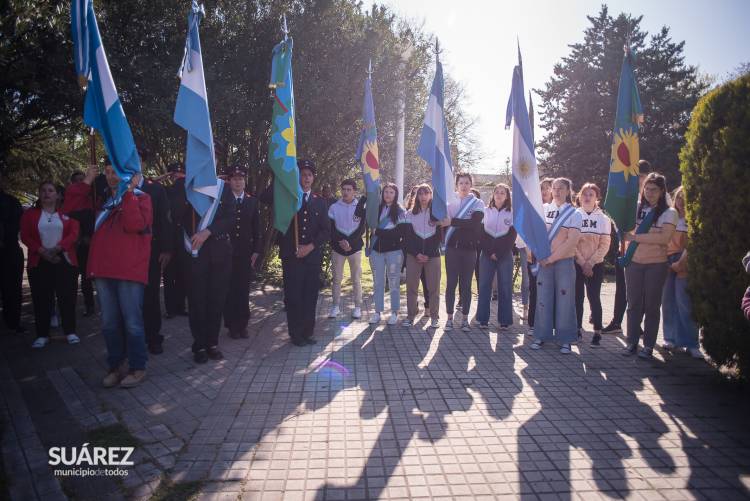 Acto oficial por el 110° aniversario de Huanguelén