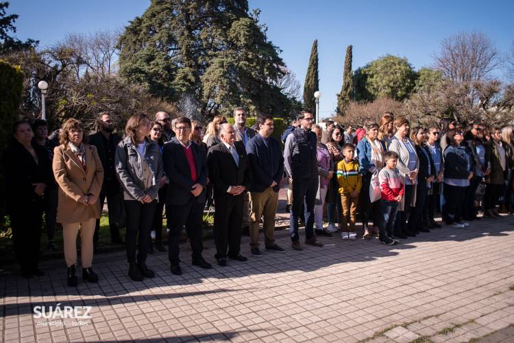 Acto oficial por el 110° aniversario de Huanguelén