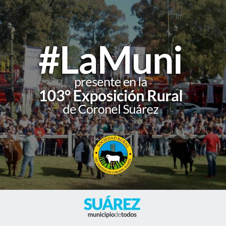 La Muni presente en la 103° Exposición Rural de Coronel Suárez 