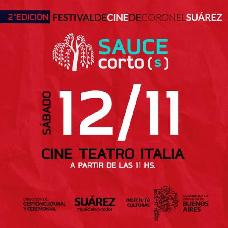 Se viene la 2° edición del festival de cine “Sauce Corto(S)”