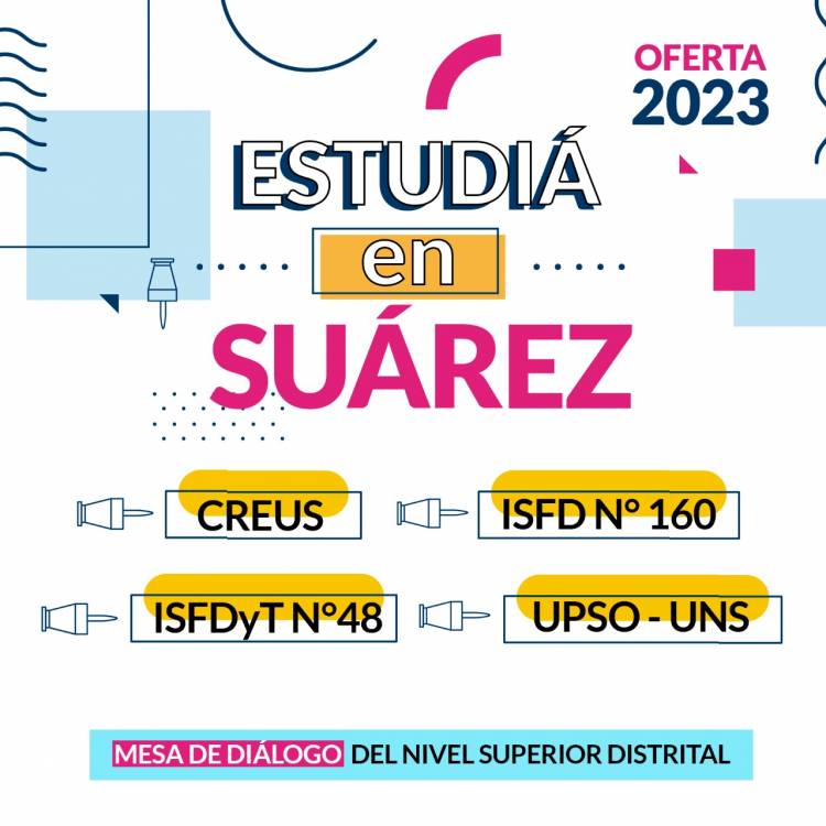 EDUCACION 2023: estudia en Suarez