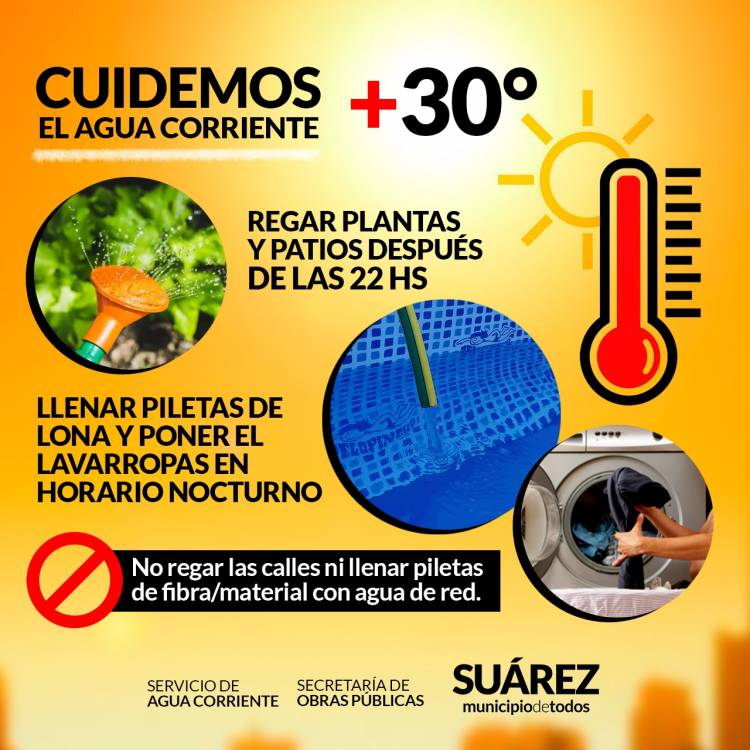 Cuidemos de manera “responsable” el agua corriente