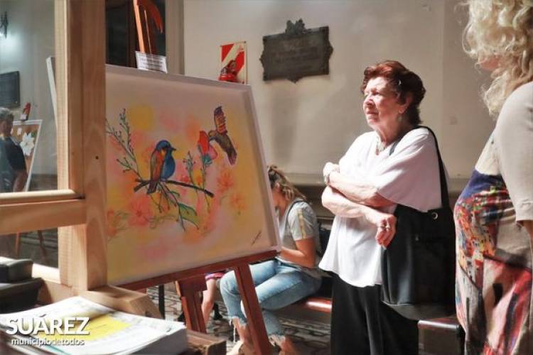 inauguración de la Muestra de Arte “Huellas en el Camino”