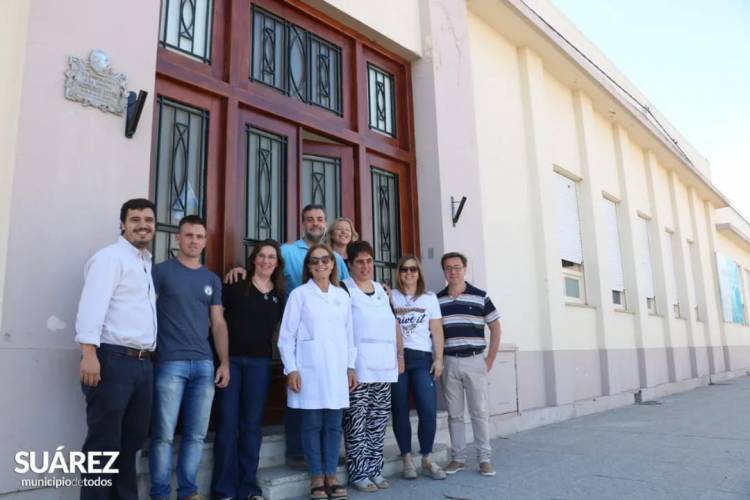 Recorrimos las obras de la Escuela N°2 y la Escuela Agropecuaria