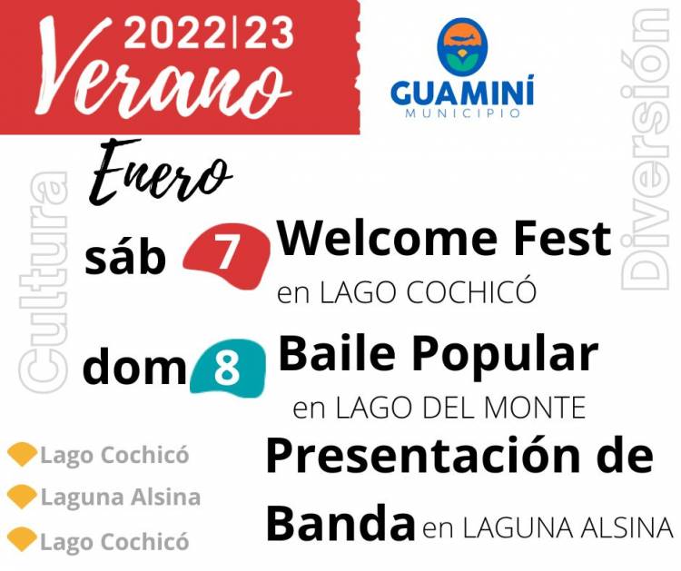 Diversas actividades en la localidad de Guamini