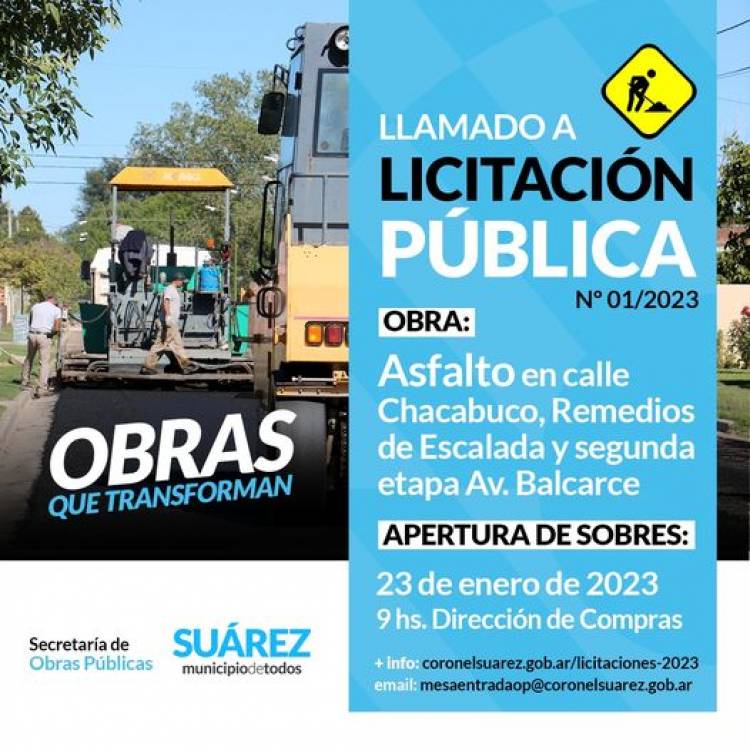 Licitación Pública  Nº 01/2023: ASFALTO