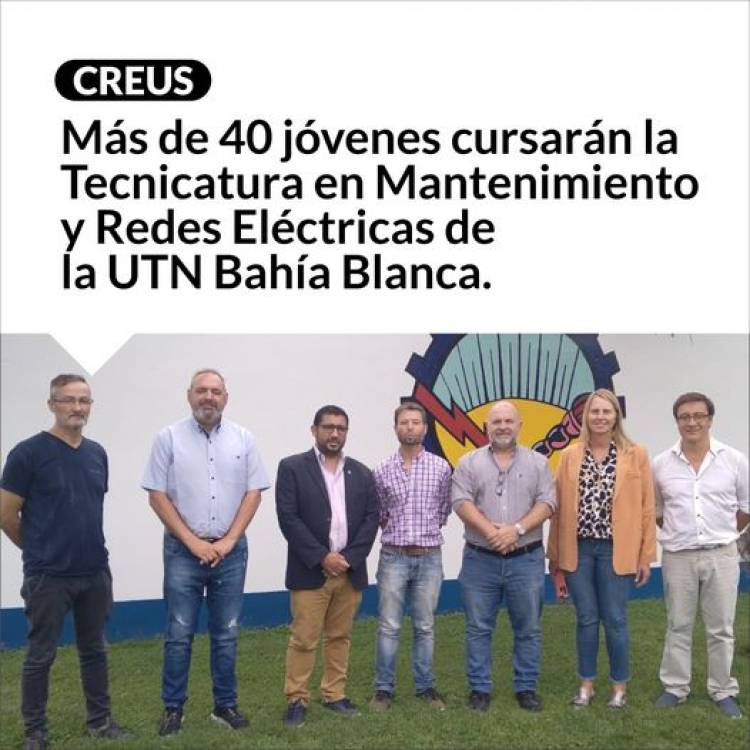 Más de 40 jóvenes cursarán la Tecnicatura en Mantenimiento y Redes Eléctricas de la UTN Bahía Blanca