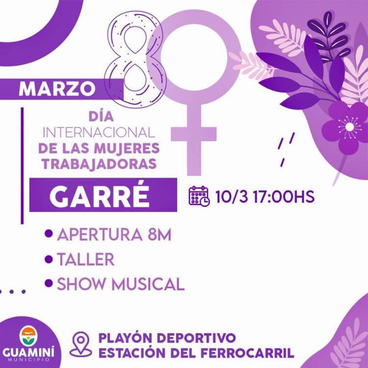 Conmemoramos el DÍA INTERNACIONAL DE LAS MUJERES TRABAJADORAS con múltiples actividades