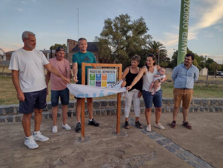 SE INAUGURÓ EL PASEO DE LOS DEPORTISTAS