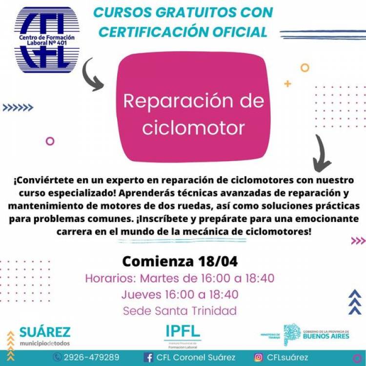Centro de Formación Laboral: más Cursos Gratuitos con certificación oficial