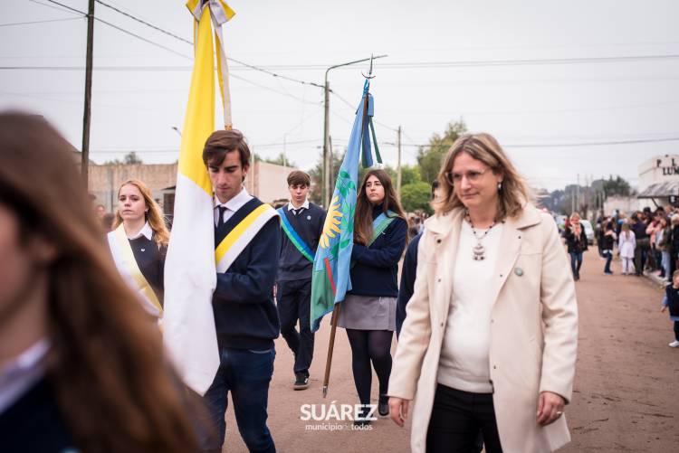 Villa Belgrano: un desfile con fervor patriótico