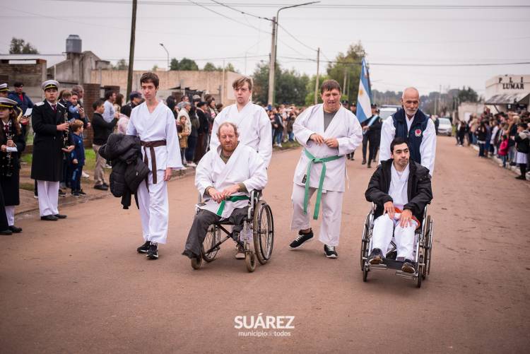 Villa Belgrano: un desfile con fervor patriótico