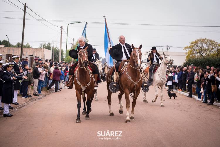 Villa Belgrano: un desfile con fervor patriótico