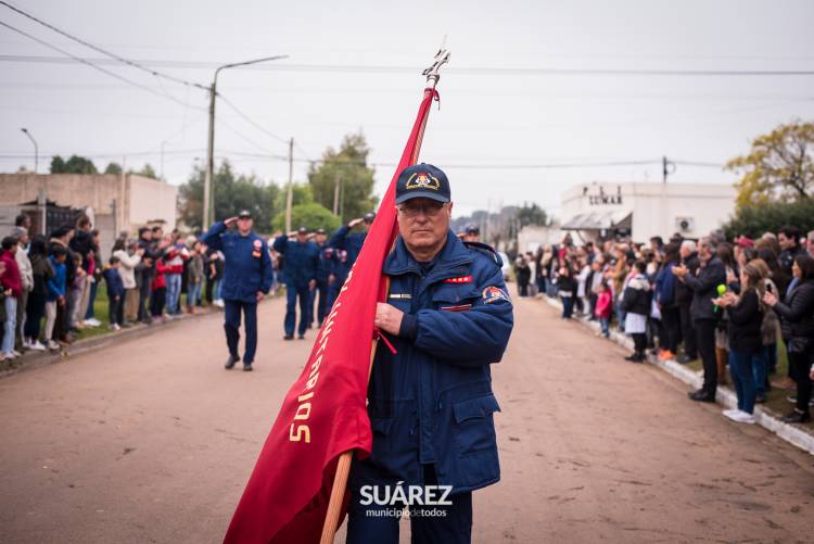 Villa Belgrano: un desfile con fervor patriótico