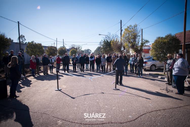 Huanguelén: Obra de cloacas en barrio San José