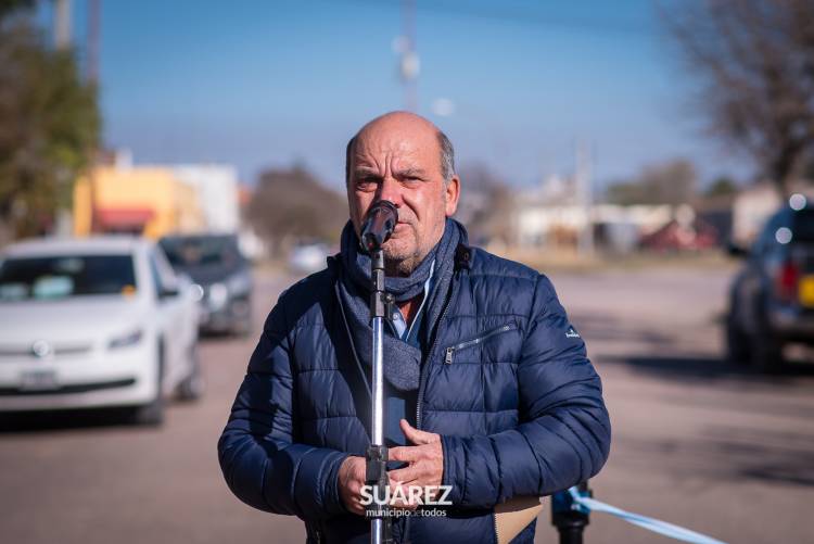 Huanguelén: Obra de cloacas en barrio San José