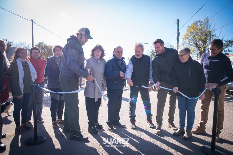 Huanguelén: Obra de cloacas en barrio San José