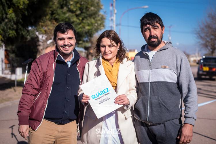 Huanguelén: Obra de cloacas en barrio San José