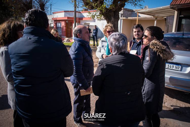 Huanguelén: Obra de cloacas en barrio San José