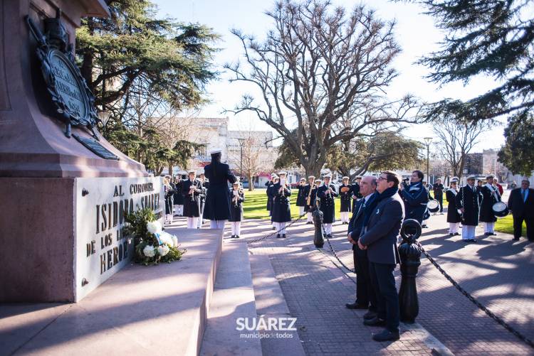 Acto oficial 6 de Agosto: el intendente manifestó el orgullo de haber nacido en Coronel Suárez 
