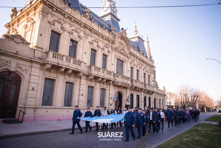 Acto oficial 6 de Agosto: el intendente manifestó el orgullo de haber nacido en Coronel Suárez 