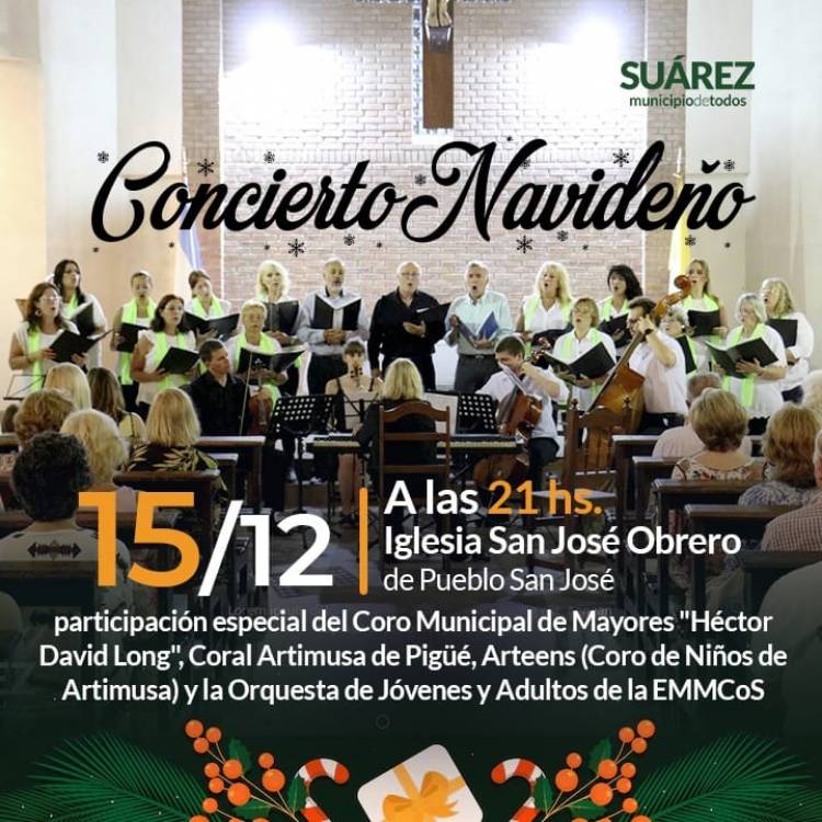 Concierto Sinfónico Navideño el próximo viernes 15 de diciembre