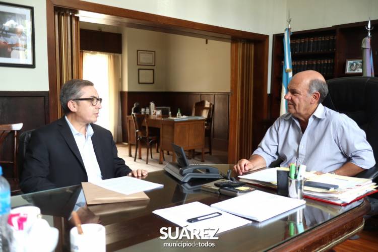 Se firmó el convenio para que Santa Trinidad cuente con un cajero automático del Banco Provincia