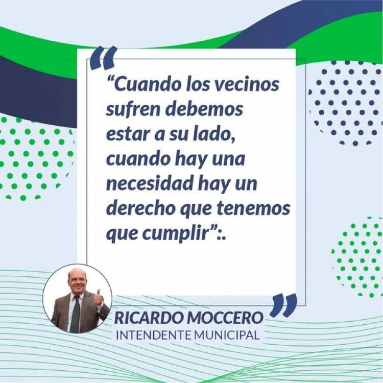 Ricardo Moccero juró por su pueblo y en memoria de su padre, Domingo Moccero