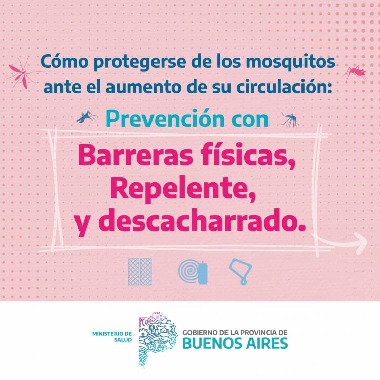 INFORMACION IMPORTANTE ante la circulacion de mosquitos