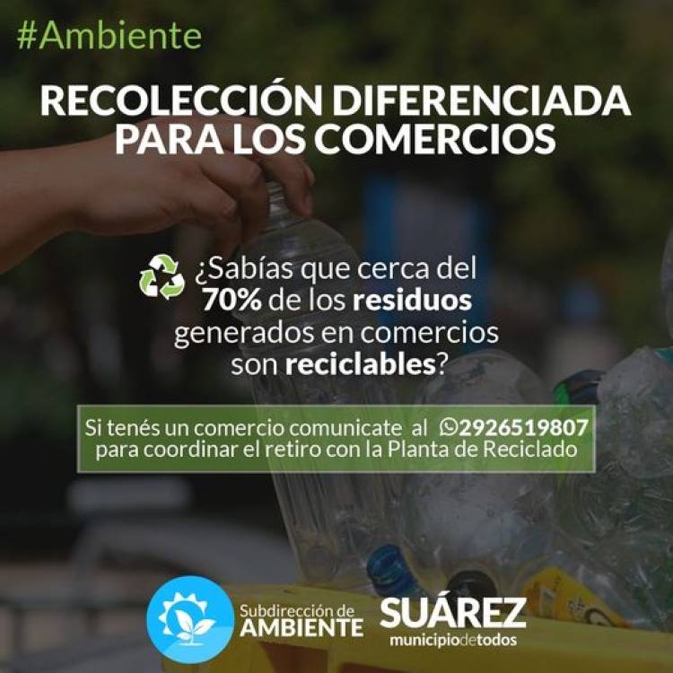 Se pone en marcha la recolección diferenciada para los comercios de Suárez