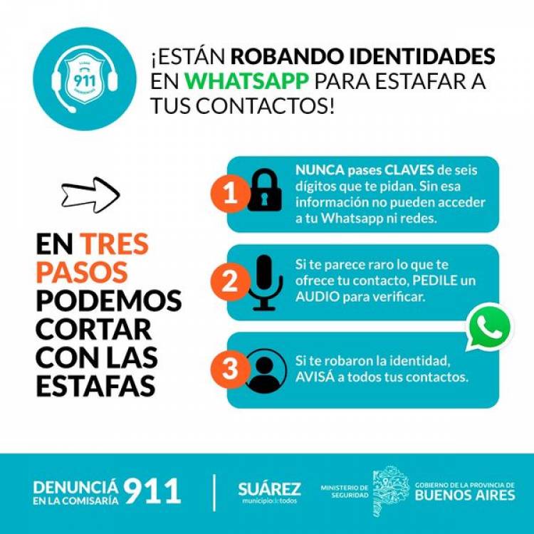 RECOMENDACIONES PARA EVITAR CAER EN ESTAFAS MODALIDAD “CUENTO DEL TIO”