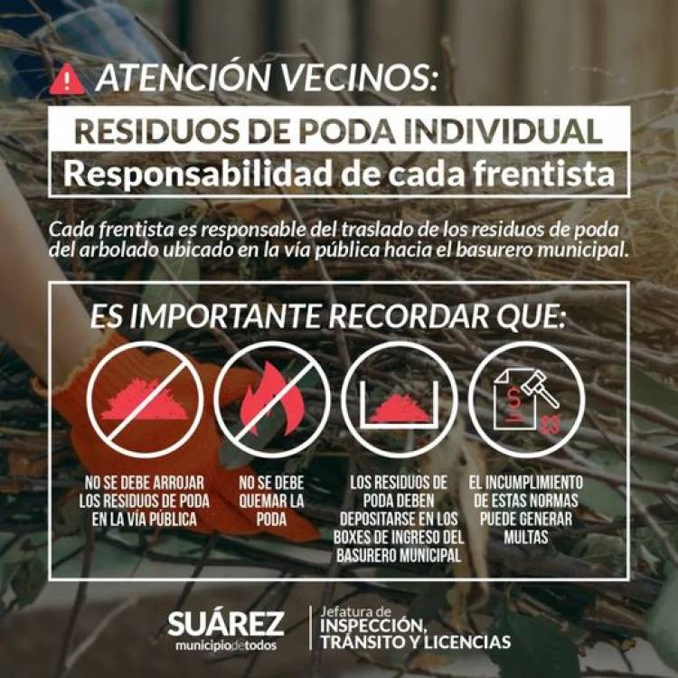 Aviso importante a los vecinos