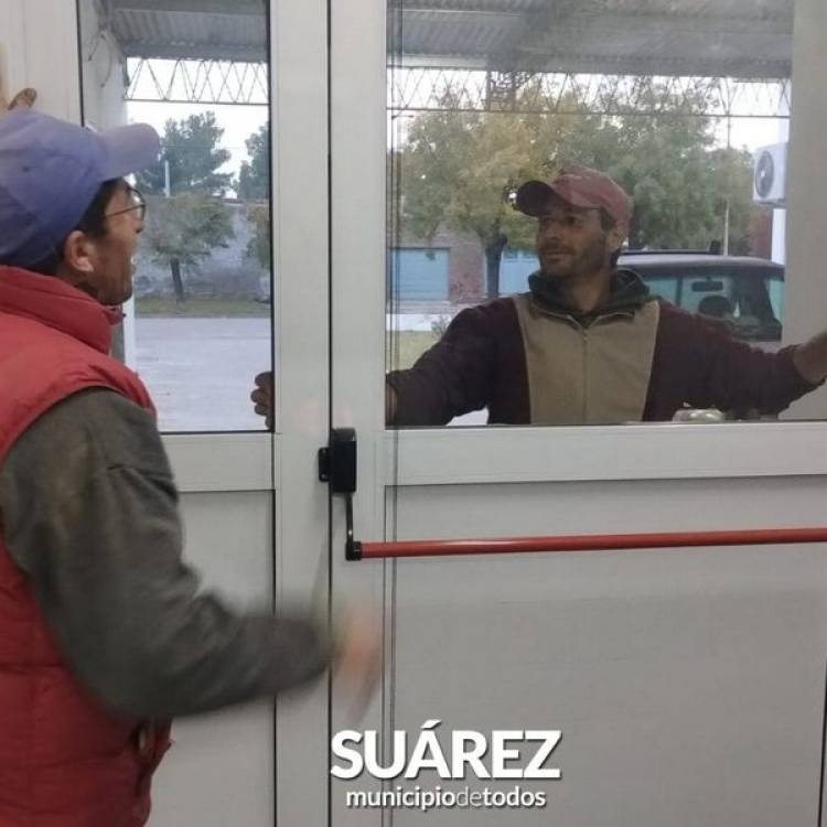 Albañil de Huanguelén donó su trabajo para mejorar el Hospital "Lucero del Alba"