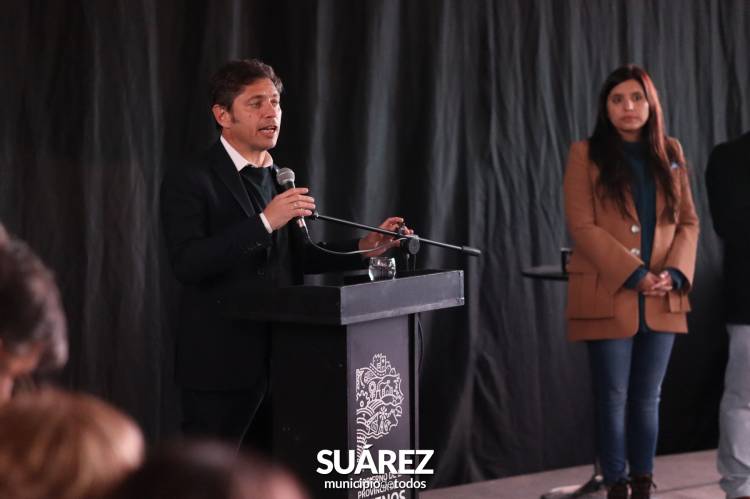 Ricardo Moccero acompañó a Kicillof en su visita a Tornquist