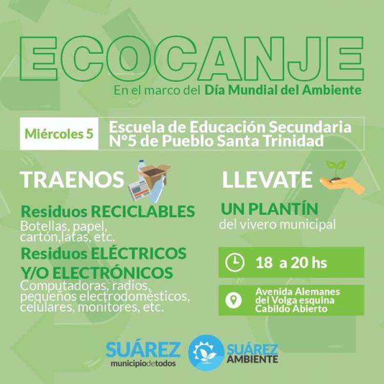 EcoCanje en el marco del Dia Mundial del Ambiente