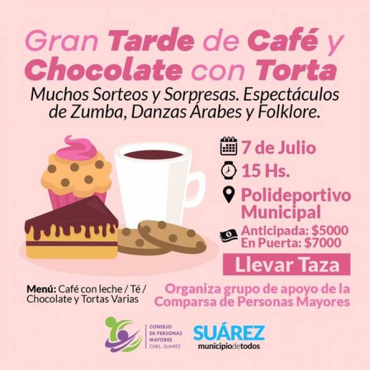 Tarde de Café y Chocolate con Torta de la Comparsa de Personas Mayores