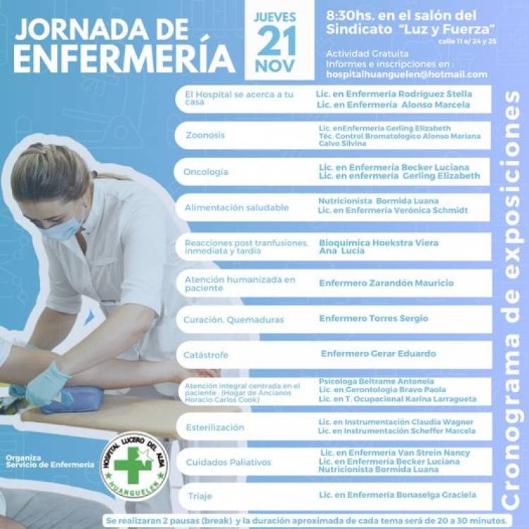 Jornada de Enfermería en Huanguelén