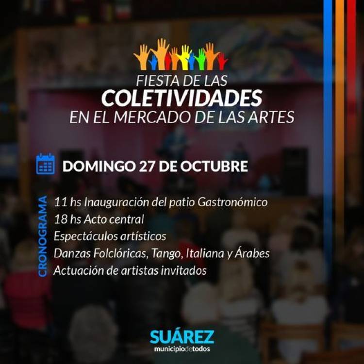 Vuelve la Fiesta de las Colectividades al Mercado de las Artes!