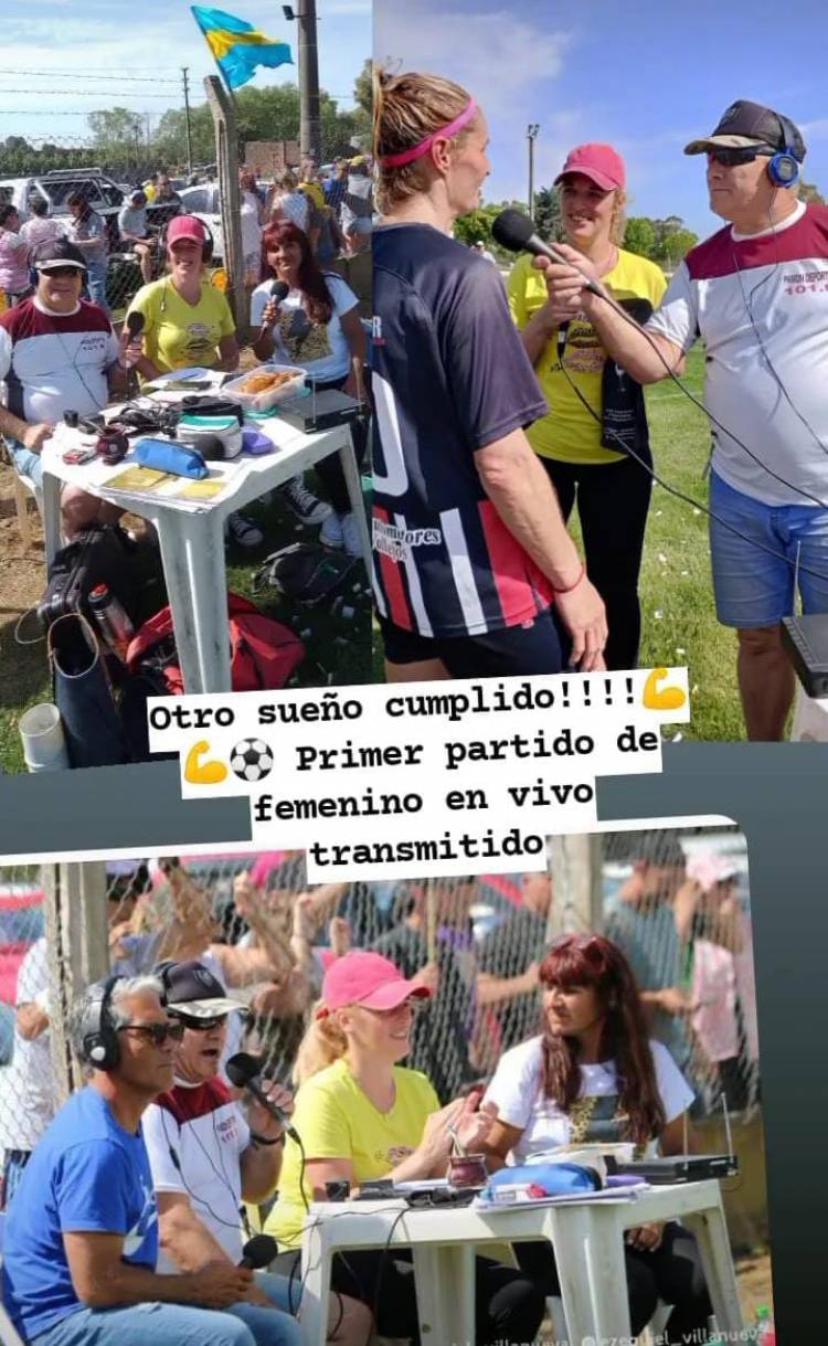 Se cumple un año del primer relato de futbol femenino con Pasion Deportiva