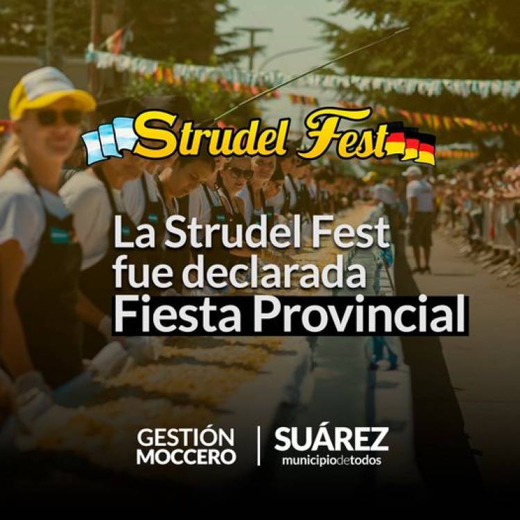 La Strudelfest fue declarada Fiesta Provincial 