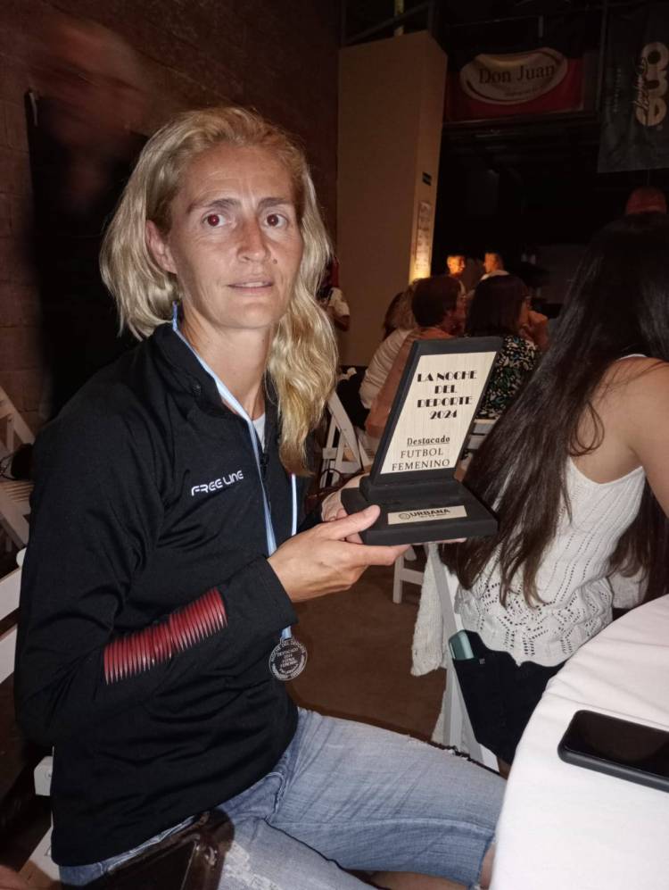 Mercedes Melchior, figura destacada de fútbol femenino