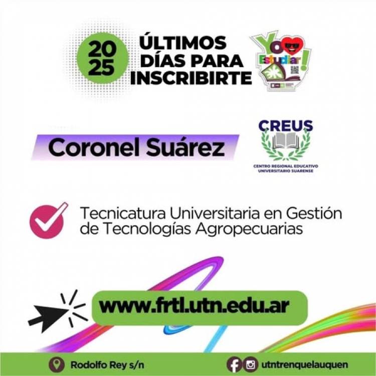 ¡Últimos días de inscripción!