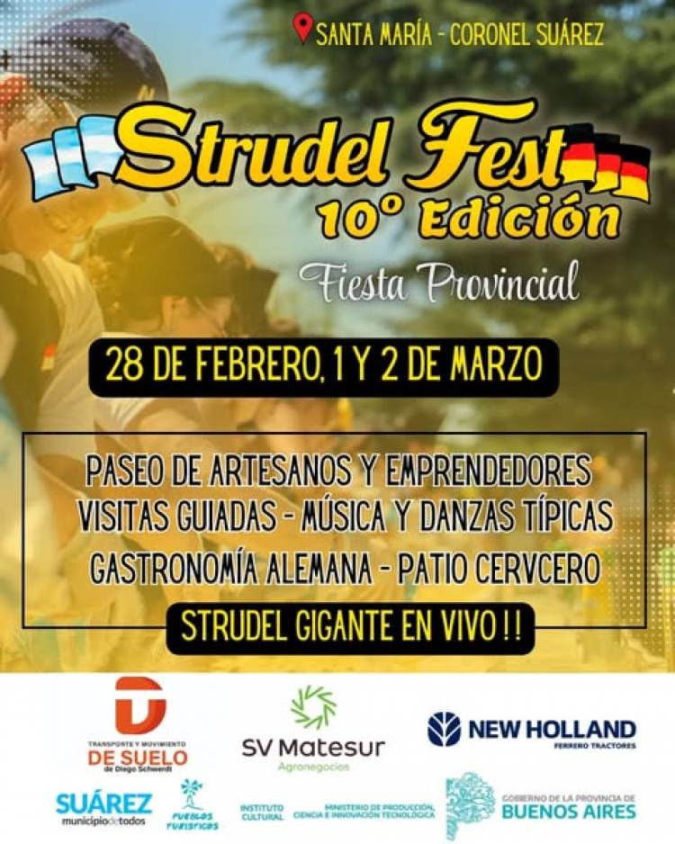 Este finde todos a disfrutar la Strudel Fest