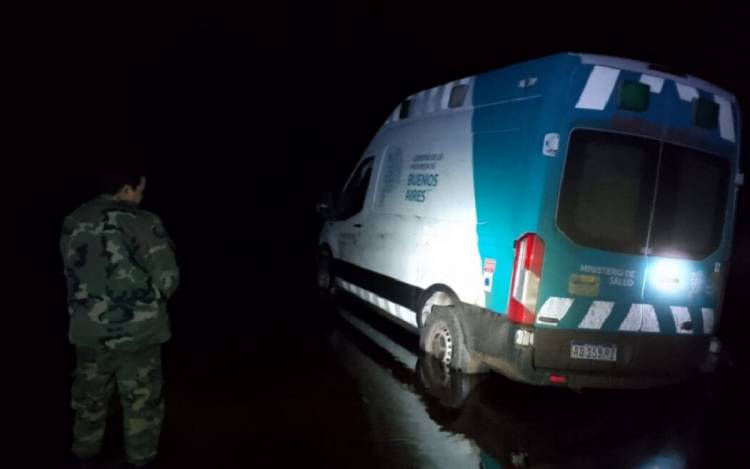 Daireaux: en una intensa persecución, recuperan una ambulancia robada