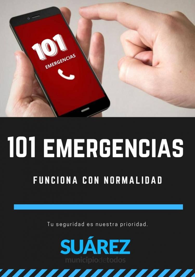 ATENCION: se restableció el servicio del 101 EMERGENCIAS