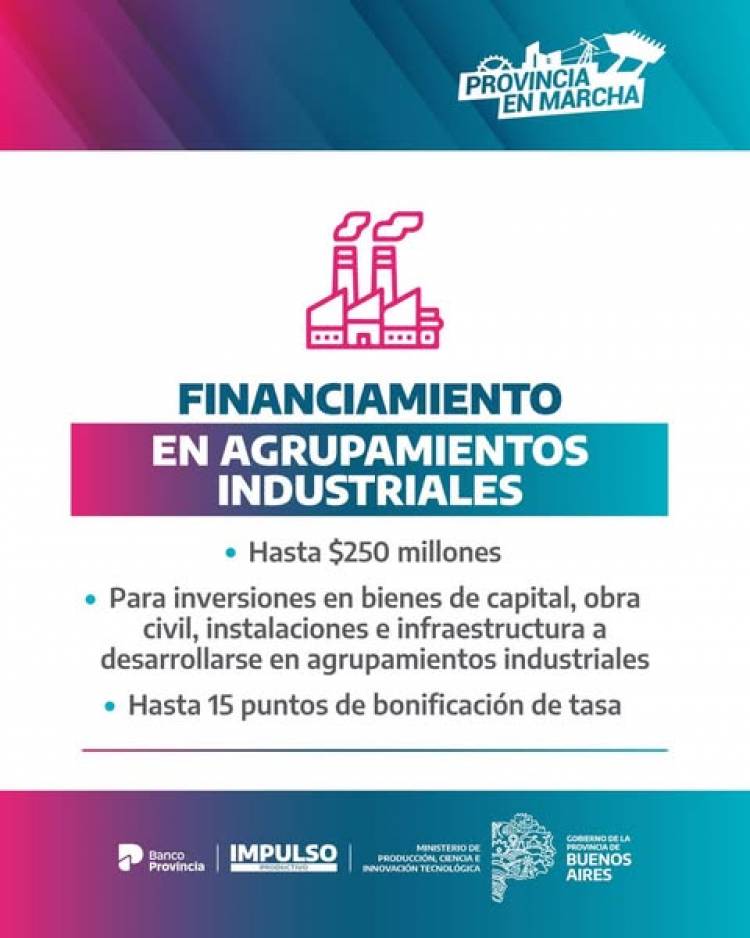 Nueva linea de creditos del Banco Provincia