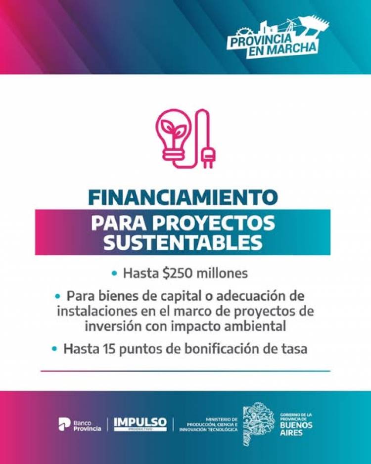 Nueva linea de creditos del Banco Provincia
