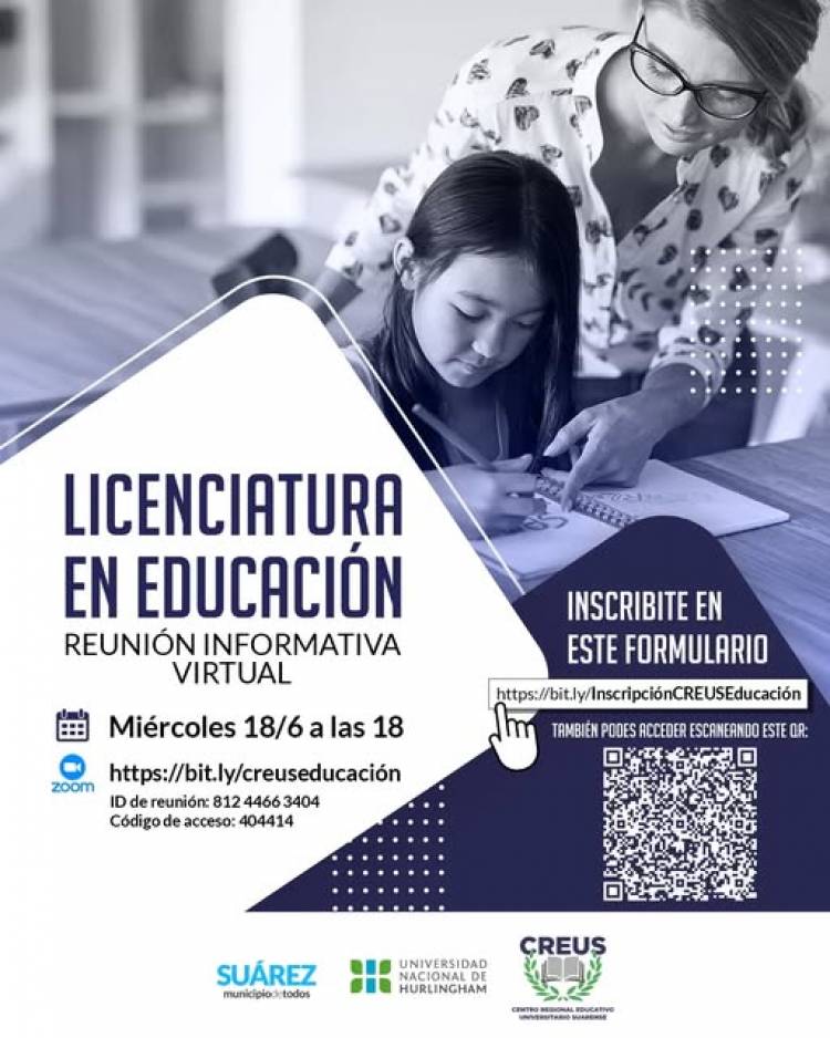 CREUS sigue creciendo: llega la 3° cohorte de la Licenciatura en Educación con la UNAHUR